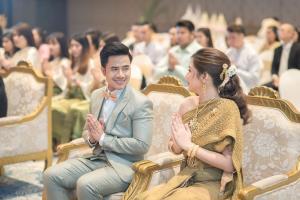 ชุดไทยเจ้าสาว ชุดไทยจักรพรรดิ์ เช่าที่แบมบี้ เวดดิ้ง ห้วยขวาง